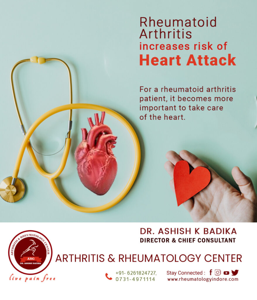 Rheumatoid Arthritis & Risk of Heart Attacks - Dr. Ashsih Badika, rheumatologyindore.com